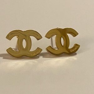 Gold CC (CoCo) Chanel earrings COPIES